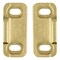 National Hardware National Hardware 1-3/4 in. L Brushed Gold Aluminum Double Floor Guide 1 pc N700-113 - alternate 2